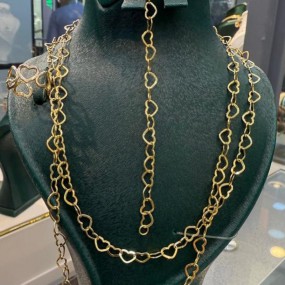 سرویس طلا مدل قلب